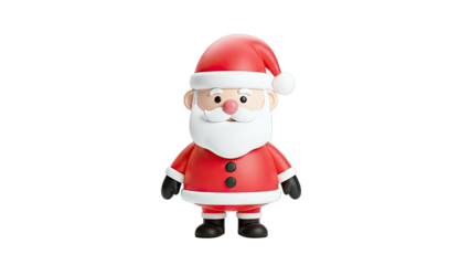 3D Cartoon Santa Claus Character