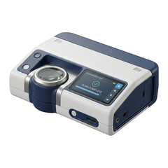 Obraz premium Advanced AI diagnostic unit with touchscreen display