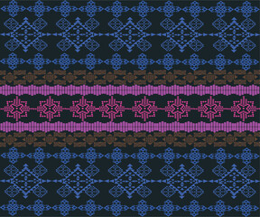 seamless pixel art pattern