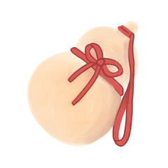 Chinese Gourd Symbol for Lunar New Year