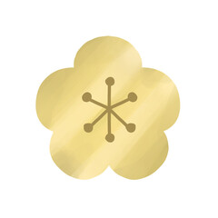 Golden Plum Blossom for Lunar New Year