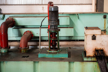 Machinery and equipment in the steel mill workshop