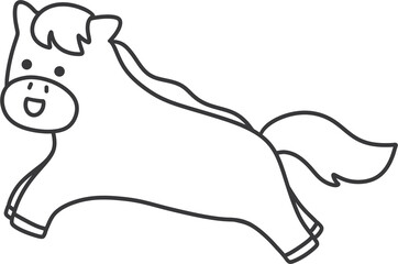 Obraz premium A horse