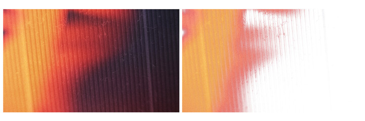 light leak overlay effect with bokeh rainbow light leaks, retro noisy film burn texture light leak flare on black background