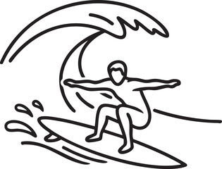 Surfing Ocean Wave Extreme Water Sports Action