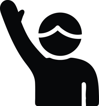 Person Raising Hand Question Participation Volunteer