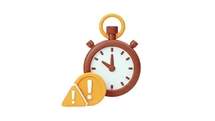 Stopwatch and Warning Icons