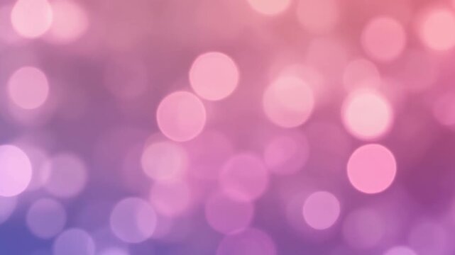 Soft pink and purple bokeh lights creating a dreamy, abstract background with blurred circular shapes.