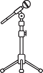 Microphone Stand Professional Studio Equipment Setup