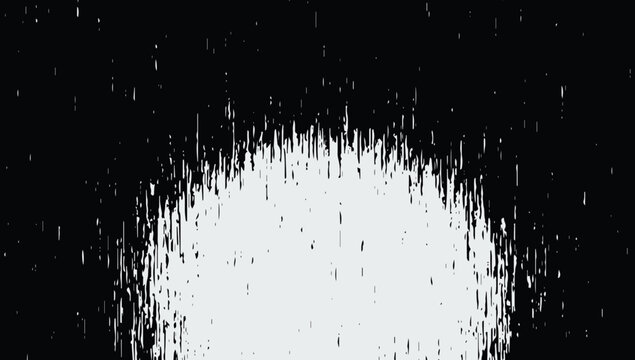 High Contrast Black and White Grunge Texture Design
