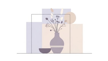 Serene Decorative Vase Design