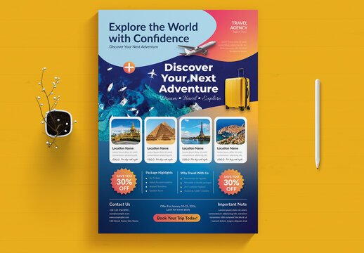 Travel Flyer Honeymoon Package