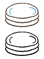 積み重なったお皿