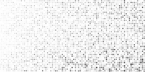 Abstract dots gradation pattern. Dotted halftone gradient texture. Vanishing polka dot simple abstract
