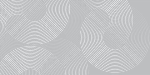 Crircle glowing geometric Modern shiny blue white modern abstract banner simple art nice clear background