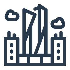 Al Hamra Tower modern skyscraper landmark in Kuwait