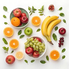 clean-food-flat-lay-with-fruits