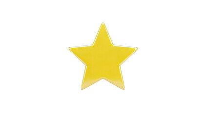 Glossy Yellow Star