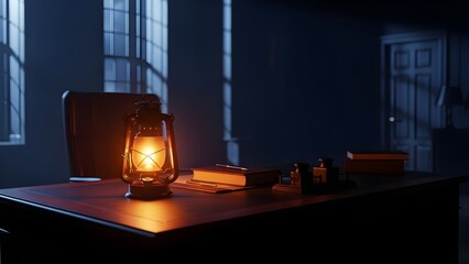 Abstract Compassion Light Representing Empathy in Modern Leadership