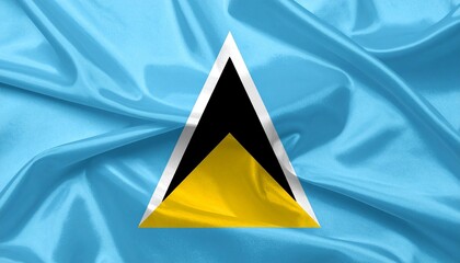 Flag of Saint Lucia  