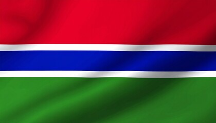 Fototapeta premium Flag of The Gambia 