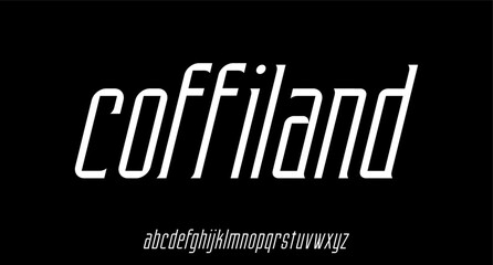 vintage luxury modern font alphabetical vector set	
