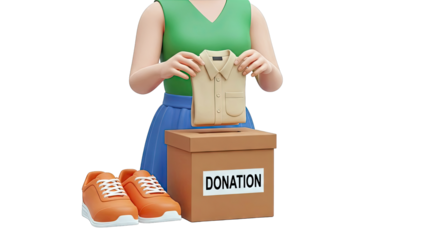 Donation of Clothes and Shoes