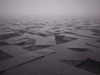 Dark gray geometric pattern with triangular shapes