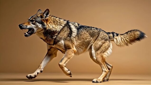 Majestic Wolf Poses - A Stunning Display of Canine Beauty and Power.