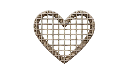 Woven Rope Heart Shape