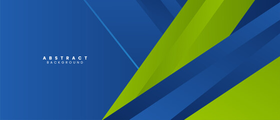 Blue and green geometric shapes abstract background geometry shine and layer element vector for presentation design. Suit for business, corporate, institution, party, festive, seminar, and talks.