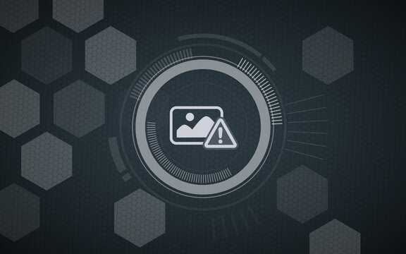 Digital Media and Copyright Warning Header for Intellectual Property and DMCA
