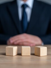 Strategic business decision-making office photography professional environment close-up view focus on focus