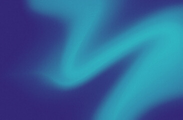 Dynamic blend of luminous aqua and deep indigo creating a mesmerizing fluid abstract background texture with smooth, flowing curves