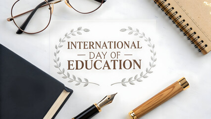 International Day of Education celebration with learning tools