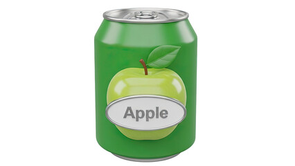 Green Can with Apple Logo