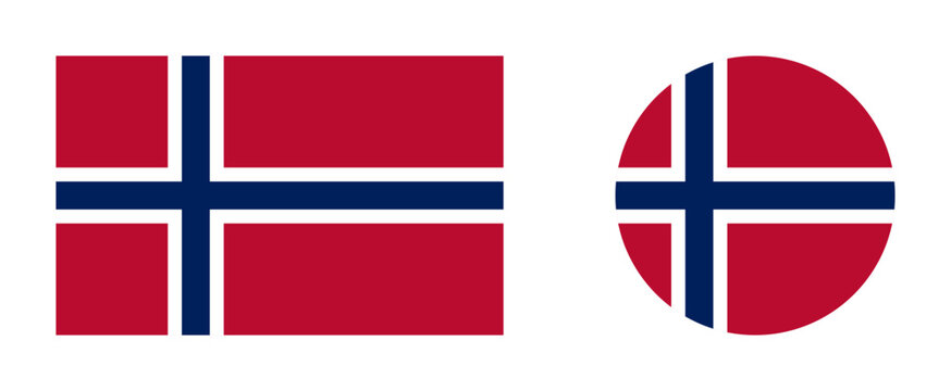 Vector illustration of norway flag