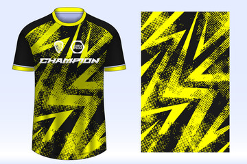 Soccer sport shirt jersey design template