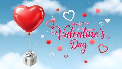 Happy valentine's day balloon