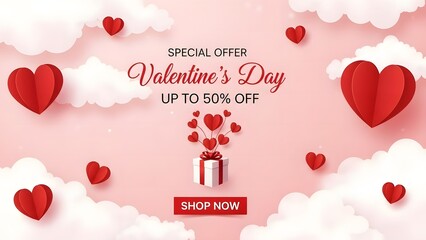 Valentine's day special offer up to 50% off
