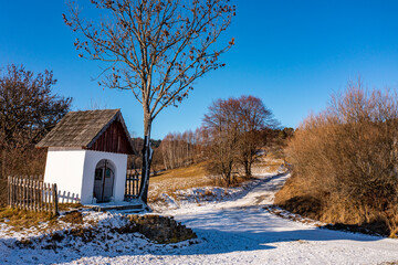 Beskid Sądecki, zima widok z drona  © Maciej G. Szling