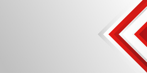 Gray and red abstract background with simple geometric shapes. Color abstract lines trendy geometric background for business or technology presentation, internet poster cover, Vector graphic design.