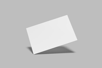 A4 landscape Flyer Blank Mockup