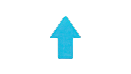 Blue Arrow Pointing Up