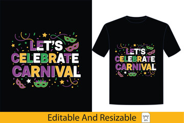 Celebrate Carnival with Fun and Festive Apparel Featuring Masks and Confetti,carnival, celebration, apparel, symbols,