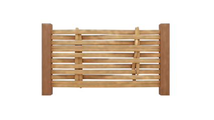 Woven Wooden Fence Panel