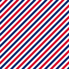Red and Blue Diagonal Stripe Pattern Abstract Seamless Geometric Background Vector