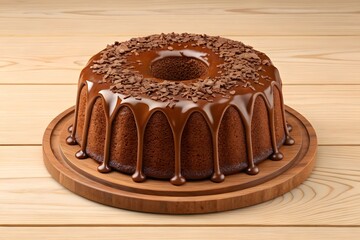 chocolate cake on a plate