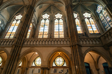 St. Peter's Church is an Evangelical Lutheran parish church in Leipzig Saxony Germany - 2 sep 2025