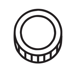 A coin with background